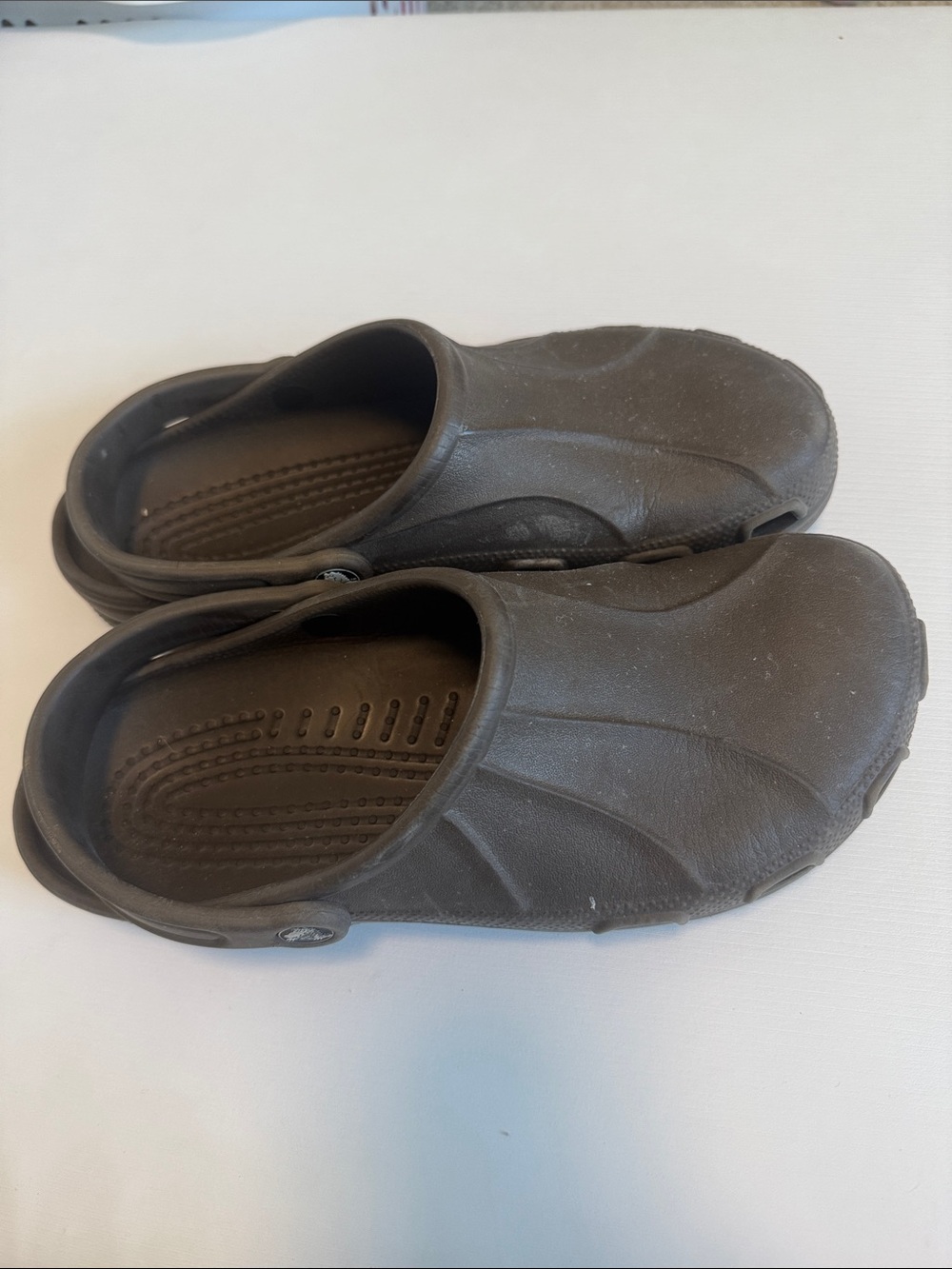 Men’s Crocs Slide-On Shoes Brown